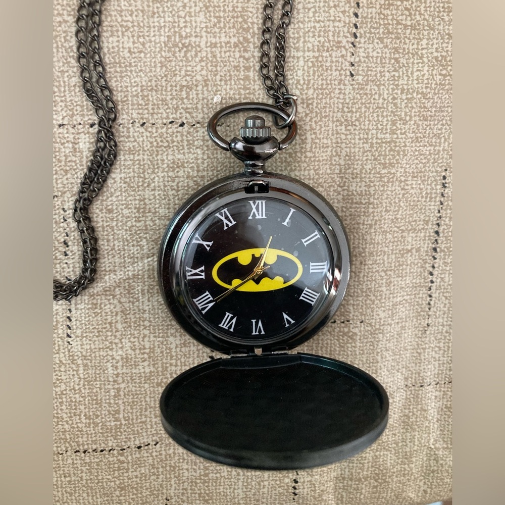 Batman Pocket Watch with Chain